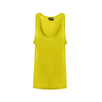 Tom Ford Dames, Tops, Geel, Maat: 2XS Zijde