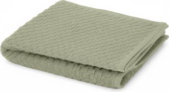 KASANOVA Asciugamano viso ospite cotone Pop Corn verde chiaro