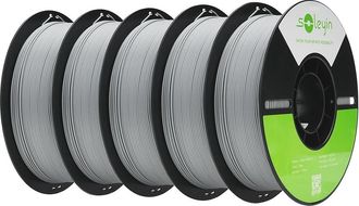 OEM Filamento Para Impresora 3d, 1,75 Mm De Di&aacute;metro, Material Ecol&oacute;gico, Gris, 5 Kg