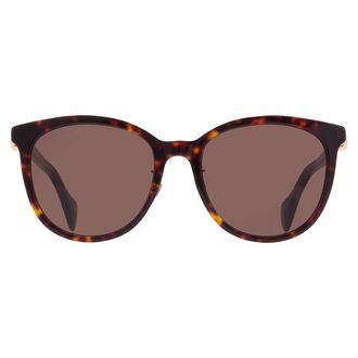 Gucci Brown Oval Ladies Sunglasses GG1180SK 004 56