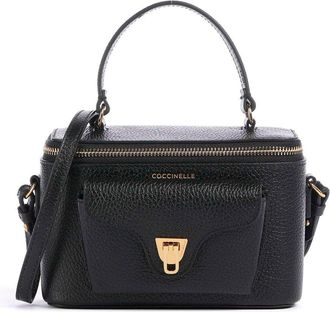 Coccinelle Beat Generatio Mini Tas Van Geribbeld Leer