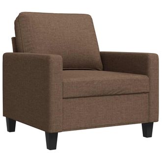 vidaXL Sill&oacute;n De Tela Marr&oacute;n 60 Cm Vidaxl