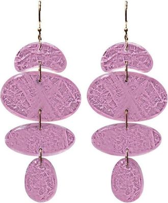 Ten Thousand Things 18kt yellow gold small Totem morganite earrings - women - Morganite/18kt Yellow Gold - One Size