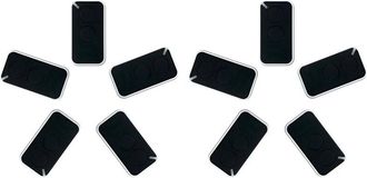 OEM Mando A Distancia Universal Nice Para 10 Puertas De Garaje, 433,92 Mhz, Doble Canal, C&oacute;digo Variable, Color Negro