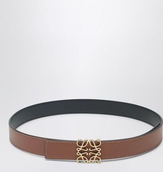 Loewe Reversible Brown/Black Anagram Belt