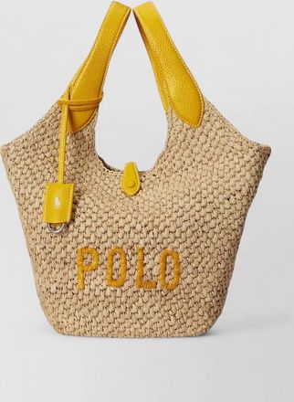 Polo Ralph Lauren raffia tote bag
