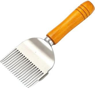 OEM Cuchara Para Miel, Acero Inoxidable Duradero, Mango Ergon&oacute;mico De Madera, 1 Unidad