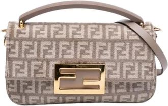 Fendi Pre-owned Shoulder Bags, female, Brown, Size: ONE SIZE Pre-owned Baguette Phone Pouch