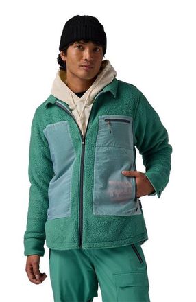 Backcountry Wander Pile-Fleece Shirt Jacket- Mens in Gearhead Green at Nordstrom, Size Xx-Large