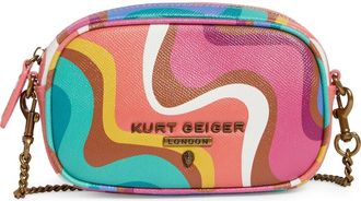 Kurt Geiger Small Greenwich Leather Camera Bag in Pink Multi at Nordstrom Rack