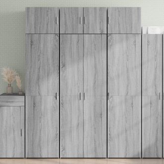 Berkfield Home Highboard Grey Sonoma 70x42.5x185 cm Engineered Wood