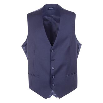 Tagliatore Suit Vests, male, Blue, Size: M Gilet