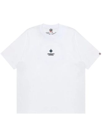 Aape By A Bathing Ape T-shirt Moonface Clover - Bianco