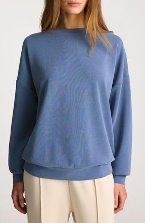 Mavi Bijou Oversize Sweatshirt in Bijou Blue at Nordstrom, Size X-Large