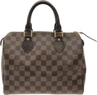 Louis Vuitton Ebene Coated Canvas Boston Bag (Pre-Owned)