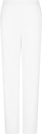 Emporio Armani Slim-fit Broek - Dames - Slim Fit Broeken - Wit - S - Broeken
