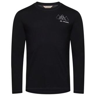 Vaude Monviso Wool L/S T-Shirt II Merinounterw&auml;sche f&uuml;r Herren | schwarz