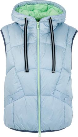 Marc Cain Sportief gewatteerd vest - Dames - Bodywarmers - Blauw - M - Polyester - Jassen