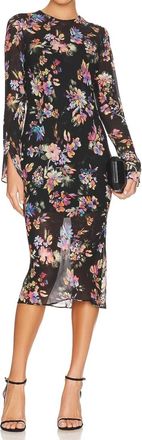Amanda Uprichard Collier Midi Dress In Mirabella