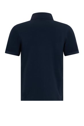 K-Way Mens Polo Shirt Cotton Blue T-shirts And Polos