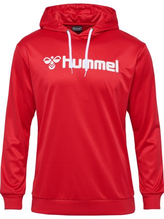 Hummel Trainingskapuzenpullover HUMMEL, Herren, Gr. XXL, rot, Stoff, Obermaterial: 100% Polyester, bedruckt, Pullover Trainingskapuzenpullover, mit Kapuze, m
