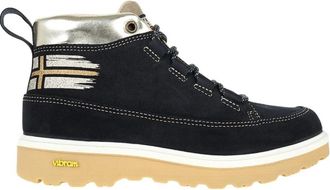 Napapijri Blauwe Marine Dameslaarzen Vetersluiting - Dames - Veterlaarzen - Blauw - 38 EU - Leer - Schoenen