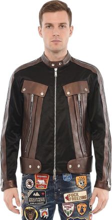 Dsquared2 Black Mandarin Collar Jacket