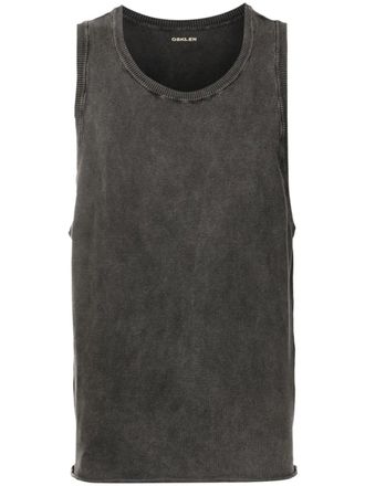 Osklen Tanktop van katoen-jerseyblend - Grijs