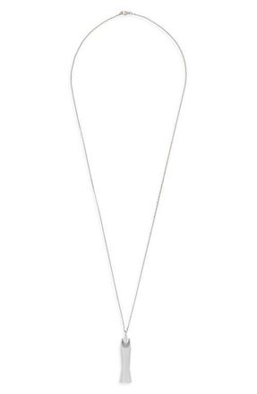 Rick Owens Sister Pendant Necklace in Palladium at Nordstrom