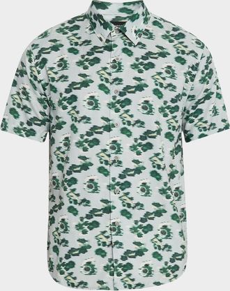 Vince Mens Hazy Camellia Sport Shirt