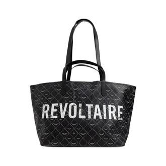 Zadig&Voltaire Tote Bags, female, Black, Size: ONE SIZE Z Shopper XL Revoltaire
