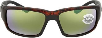 Costa FANTAIL Green Mirror Polarized Glass Mens Sunglasses TF 10 OGMGLP 59