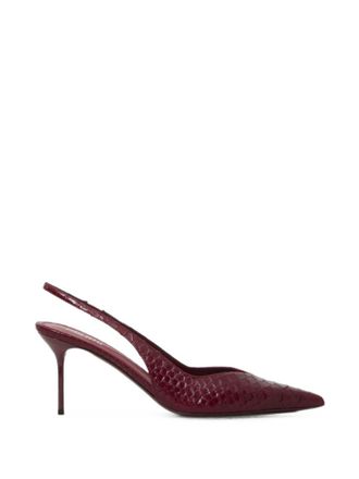 PARIS TEXAS Bordeaux Textured Lidia Pumps