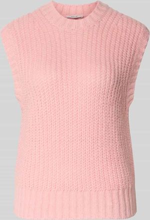 OPUS Pullunder mit Woll-Anteil in Strick-Optik Modell Portuna in Rosa, Gr&ouml;&szlig;e 34