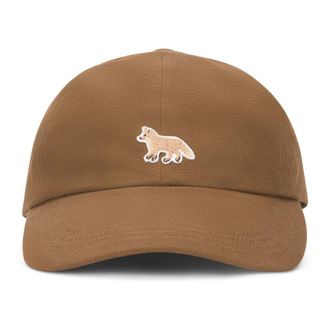 Maison Kitsun&eacute; Caps, male, Brown, Size: ONE SIZE Baby Fox Cap