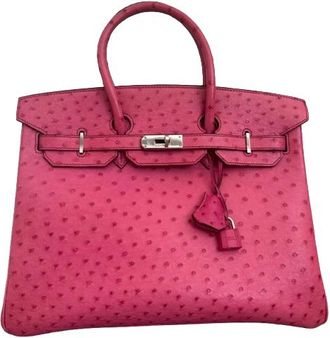 Hermès Rare Fuschia Pink Ostrich Birkin 35