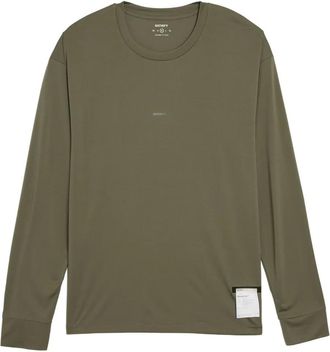 SATISFY AuraLite long-sleeve T-shirt - men - Recycled Polyester - S - Green