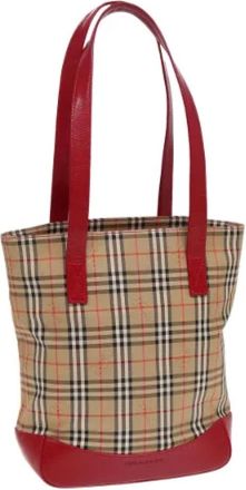 Burberry Pre-owned Tote Bags, female, Beige, Size: ONE SIZE Pre-owned Tote Bag