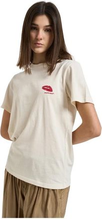 Isabel Marant Tops, Dames, Wit, S, Katoen, Crew Neck T-shirt