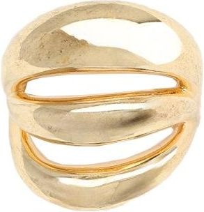Panconesi Panconesi Openwork Triptych Brass Ring