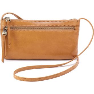 Hobo Cara Leather Crossbody Bag in Natural at Nordstrom