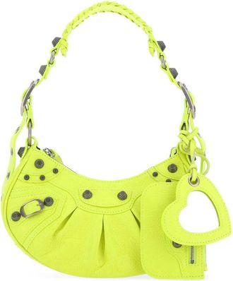Balenciaga Le Cagole XS shoulder bag - women - Lambskin/Cotton - OS - Green