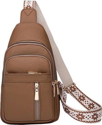 Generic Sling Bag - Crossbody Bag | Multi Pocket Sling Bag | Small Rucksack Bag for Women | Chest Bag | Sling Bag for Men and Women | Sling Shoulder Backpack 