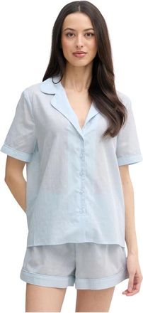 Guess Emile Pyjama Set - Dames - Pyjama - Blauw - XS - Katoen - Nachtkleding