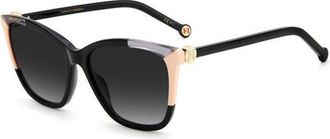 Carolina Herrera CH 0052/S 0KDX 9O Black/Nude/Dark Grey Gradient