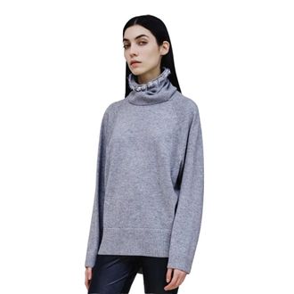 Nenette Turtleneck - Dames - Truien - Grijs - Maat: XS Wol
