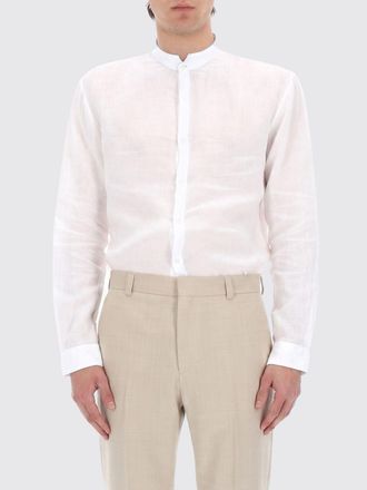 HUGO BOSS Camicia basic in lino