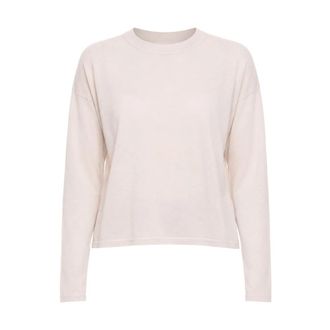Aragona Round-neck Knitwear, female, Beige, Size: 2XL Scatoletta Knit Top