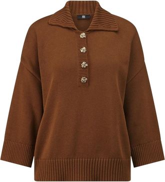 Riani Polo Shirts - Dames - Polos - Bruin - 2XL - Tops