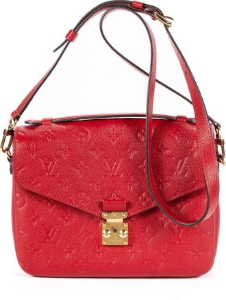 Louis Vuitton Pre-owned Womens Pochette Metis MM Shoulder Bag - Red - One Size
